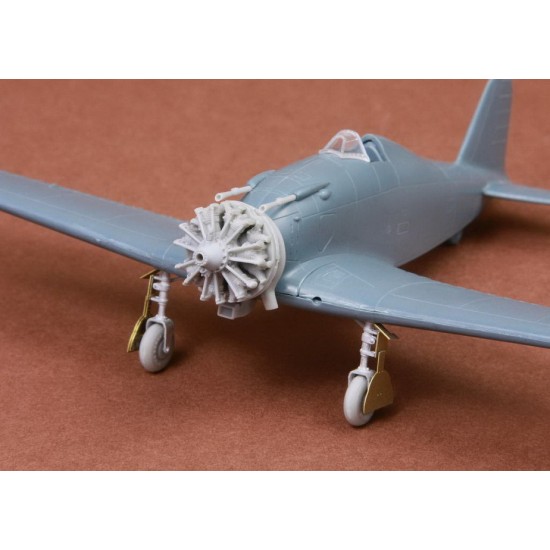 1/72 Fiat G.50/bis Engine & Cowling set for Fly kit 1/72 Fiat G.50/bis Engine & Cowling set for Fly kit