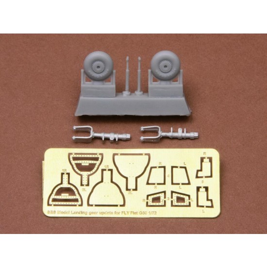 1/72 Fiat G.50/bis Undercarriage set for Fly kit 1/72 Fiat G.50/bis Undercarriage set for Fly kit