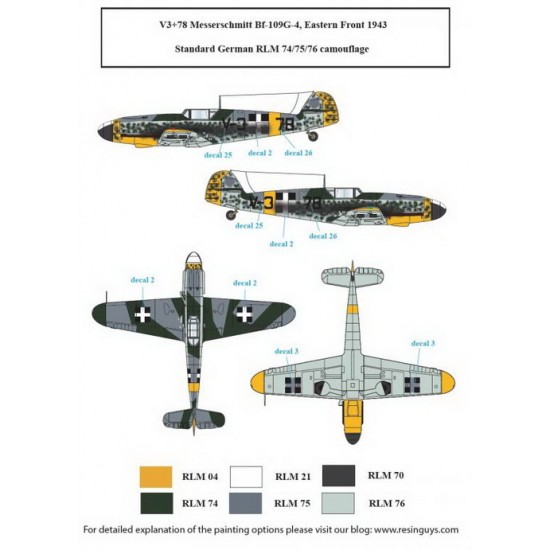 Decals for 1/48 WWII Messerschmitt Bf-109G-2, G-4 in Hungarian Service Decals for 1/48 WWII Messerschmitt Bf-109G-2, G-4 in Hungarian Service