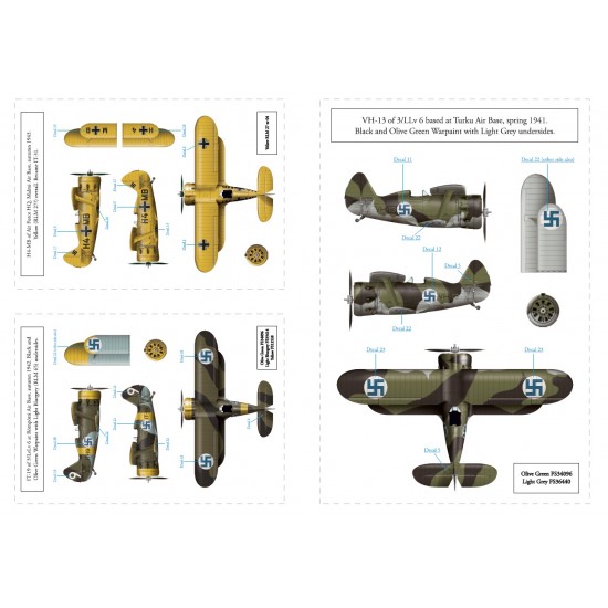 1/72 WWII Finnish Air Force Polikarpov I-153 Chaika Decals Vol.II for ICM/Smer kit 1/72 WWII Finnish Air Force Polikarpov I-153 Chaika Decals Vol.II for ICM/Smer kit