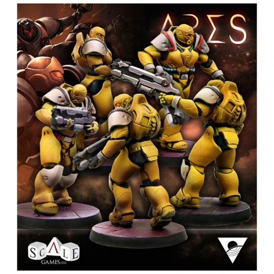 1/48 (35mm Scale) Fallen Frontiers Combat Forces Ares Figures Set 1/48 (35mm Scale) Fallen Frontiers Combat Forces Ares Figures Set
