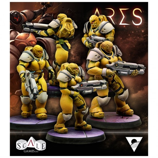 1/48 (35mm Scale) Fallen Frontiers Combat Forces Ares Figures Set 1/48 (35mm Scale) Fallen Frontiers Combat Forces Ares Figures Set