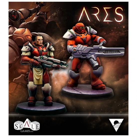 1/48 (35mm Scale) Fallen Frontiers Combat Forces Ares Figures Set 1/48 (35mm Scale) Fallen Frontiers Combat Forces Ares Figures Set