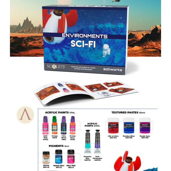 [Soil Works] Environments Sci-Fi Scenery Colour & Weathering set