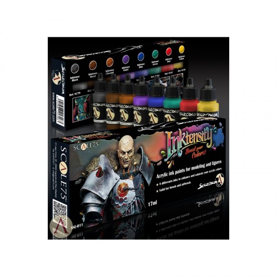 Acrylic Paints Set - Inktensity (8 x 17ml) Acrylic Paints Set - Inktensity (8 x 17ml)