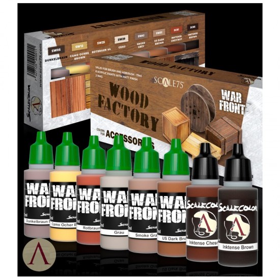 Acrylic Paints Set - Wood Factory (8 x 17ml) Acrylic Paints Set - Wood Factory (8 x 17ml)