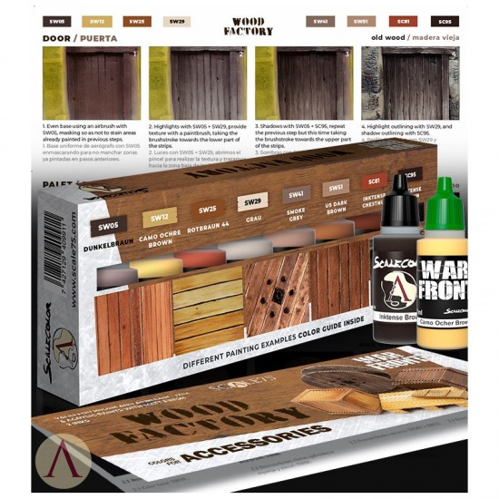 Acrylic Paints Set - Wood Factory (8 x 17ml) Acrylic Paints Set - Wood Factory (8 x 17ml)