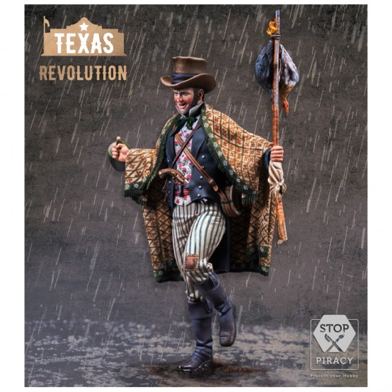 75mm Scale Texas Revolution Mississippi Volunteer Siege of Bexar 1835 (resin) 75mm Scale Texas Revolution Mississippi Volunteer Siege of Bexar 1835 (resin)
