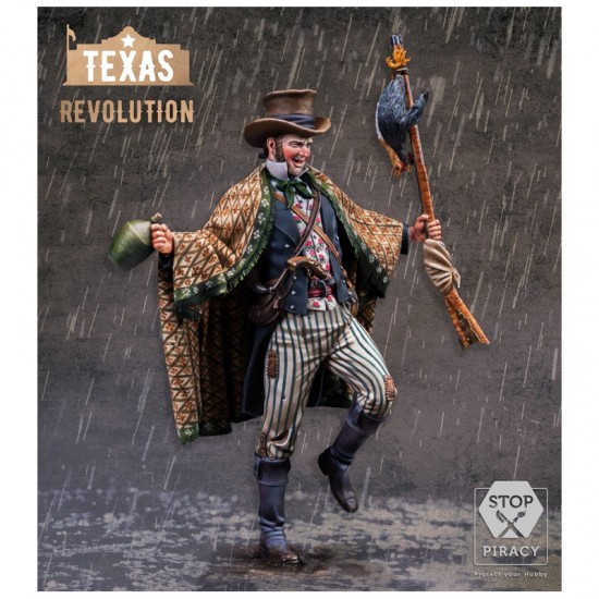 75mm Scale Texas Revolution Mississippi Volunteer Siege of Bexar 1835 (resin) 75mm Scale Texas Revolution Mississippi Volunteer Siege of Bexar 1835 (resin)