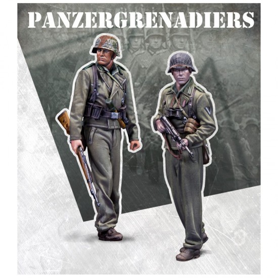 1/72 War Front Panzergrenadiers (2 figures) 1/72 War Front Panzergrenadiers (2 figures)