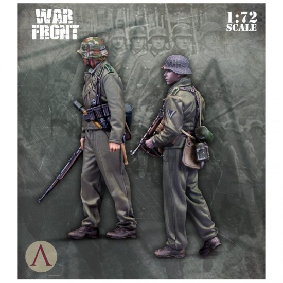 1/72 War Front Panzergrenadiers (2 figures) 1/72 War Front Panzergrenadiers (2 figures)