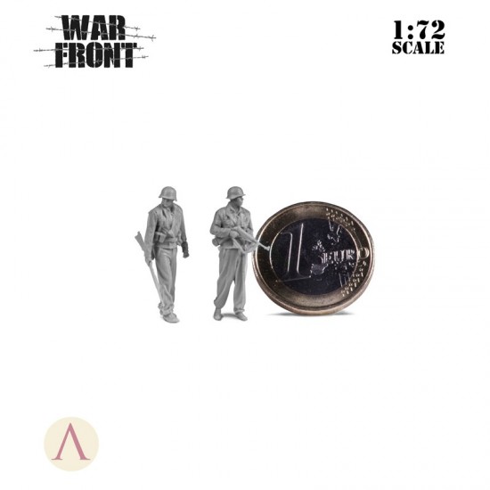 1/72 War Front Panzergrenadiers (2 figures) 1/72 War Front Panzergrenadiers (2 figures)