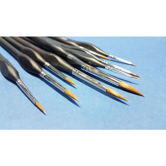 Sable Tri-grip Brush Set (10Pcs) Sable Tri-grip Brush Set (10Pcs)