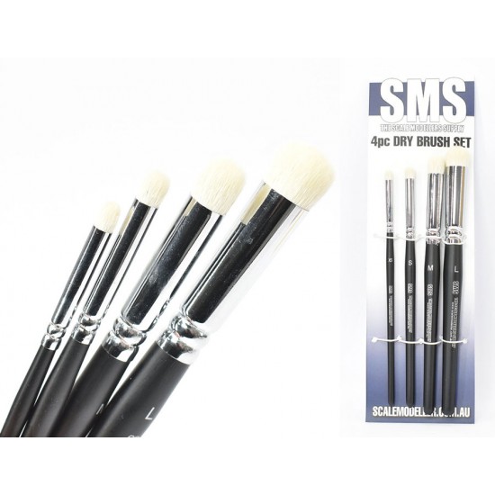 Dry Brush Set (Synthetic, 4pcs) Dry Brush Set (Synthetic, 4pcs)