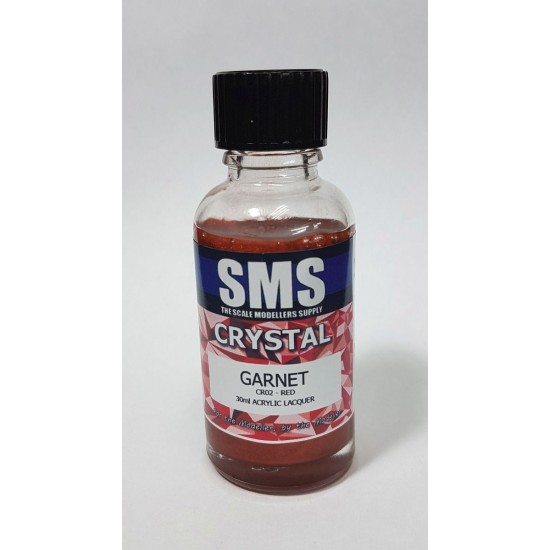 Acrylic Lacquer Paint - Crystal #Garnet (30ml) Acrylic Lacquer Paint - Crystal #Garnet (30ml)