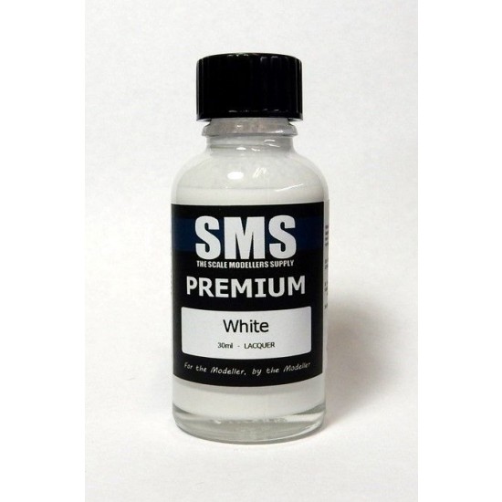 Acrylic Lacquer Paint - Premium #White (30ml) Acrylic Lacquer Paint - Premium #White (30ml)