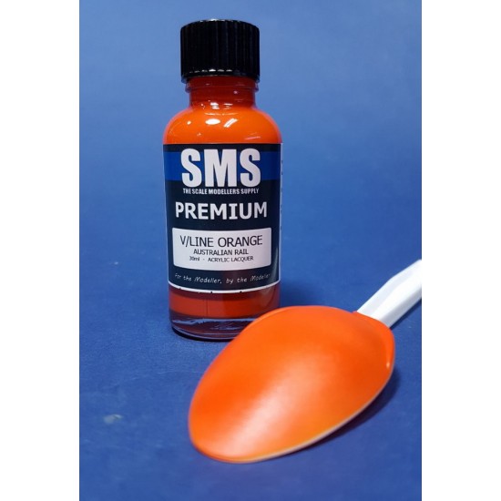 Acrylic Lacquer Paint - Premium V/Line Orange (30ml) Acrylic Lacquer Paint - Premium V/Line Orange (30ml)