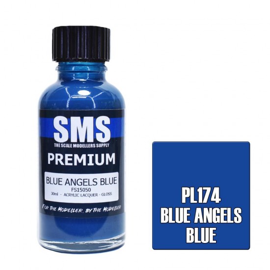 Acrylic Lacquer Paint - Premium Blue Angels Blue FS15050 (30ml) Acrylic Lacquer Paint - Premium Blue Angels Blue FS15050 (30ml)