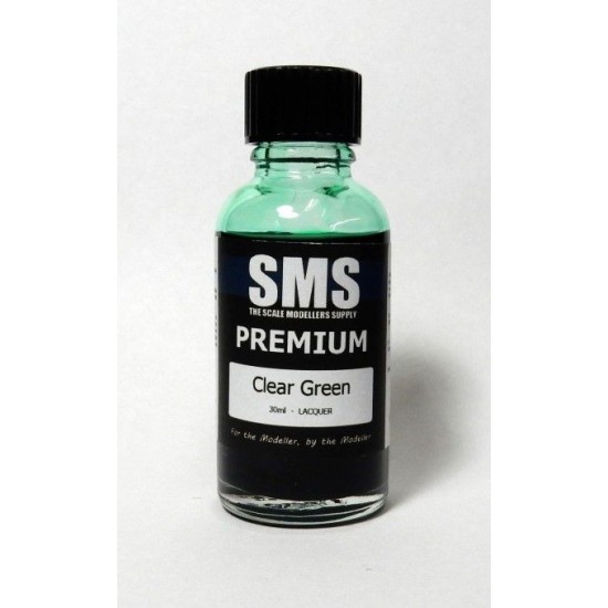 Acrylic Lacquer Paint - Premium #Clear Green (30ml) Acrylic Lacquer Paint - Premium #Clear Green (30ml)