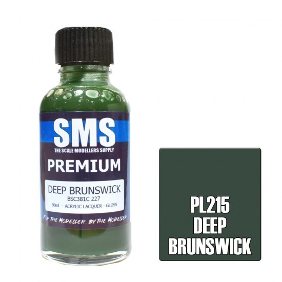 Acrylic Lacquer Paint - Premium Deep Brunswick (30ml)