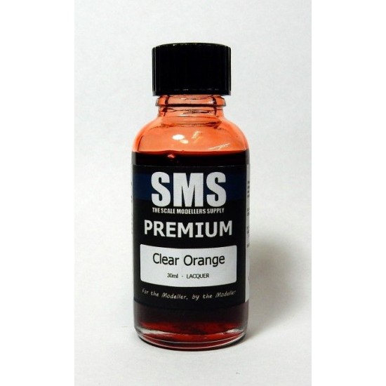 Acrylic Lacquer Paint - Premium #Clear Orange (30ml) Acrylic Lacquer Paint - Premium #Clear Orange (30ml)