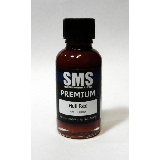 Acrylic Lacquer Paint - Premium #Hull Red (30ml) Acrylic Lacquer Paint - Premium #Hull Red (30ml)
