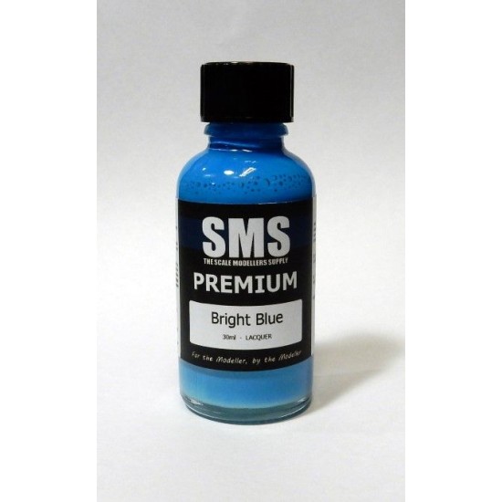 Acrylic Lacquer Paint - Premium #Bright Blue (30ml) Acrylic Lacquer Paint - Premium #Bright Blue (30ml)