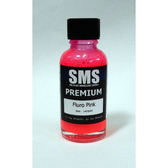 Acrylic Lacquer Paint - Premium #Fluro Pink (30ml) Acrylic Lacquer Paint - Premium #Fluro Pink (30ml)