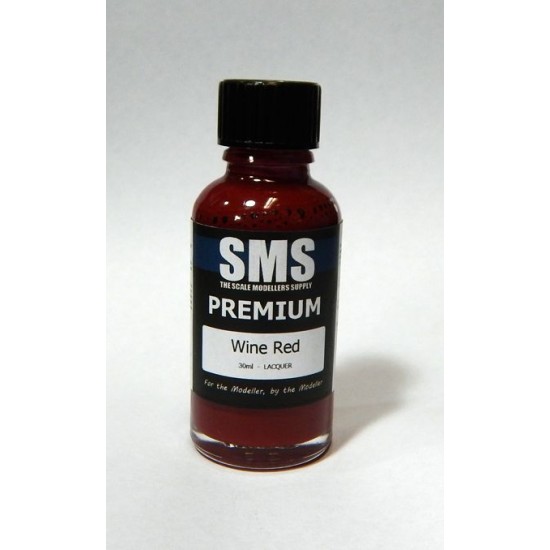 Acrylic Lacquer Paint - Premium #Wine Red (30ml) Acrylic Lacquer Paint - Premium #Wine Red (30ml)