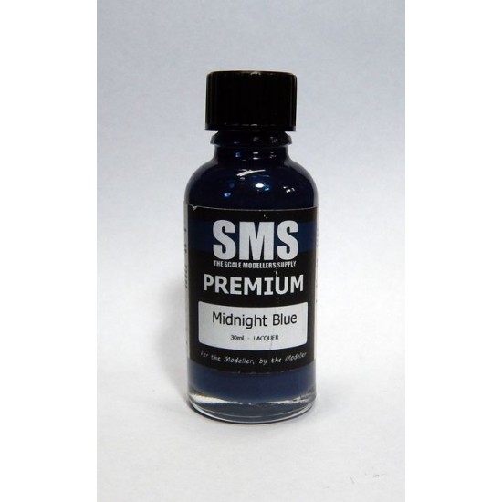 Acrylic Lacquer Paint - Premium #Midnight Blue (30ml) Acrylic Lacquer Paint - Premium #Midnight Blue (30ml)