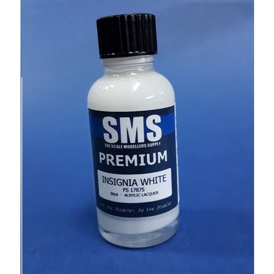 Acrylic Lacquer Paint - Premium Insignia White (30ml) Acrylic Lacquer Paint - Premium Insignia White (30ml)