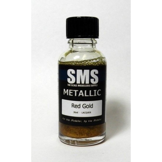 Acrylic Lacquer Paint - Metallic #Red Gold (30ml) Acrylic Lacquer Paint - Metallic #Red Gold (30ml)