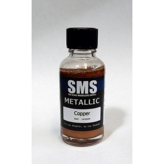 Acrylic Lacquer Paint - Metallic #Copper (30ml) Acrylic Lacquer Paint - Metallic #Copper (30ml)