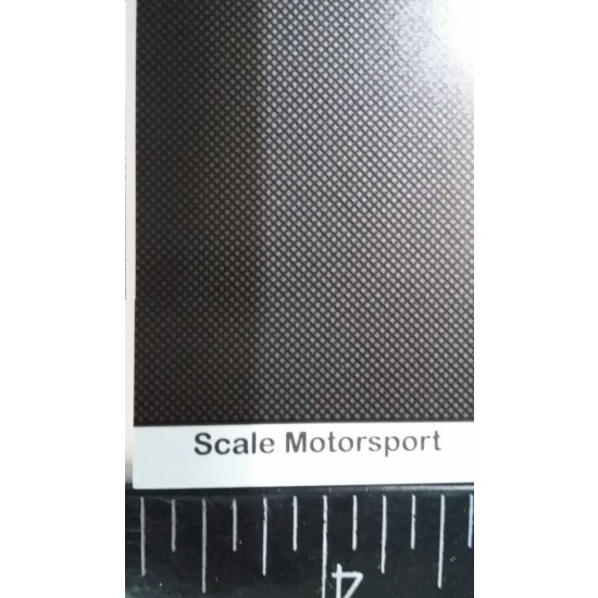 1/12 Carbon Fiber Plain Weave Black on Pewter Decals 1/12 Carbon Fiber Plain Weave Black on Pewter Decals