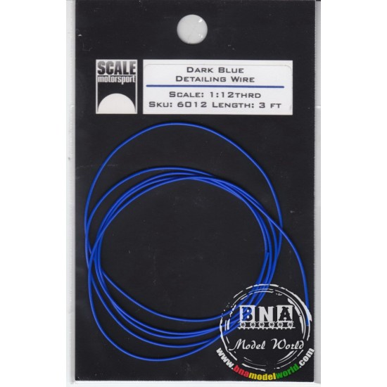 1/12th Dark Blue General Detailing Wire 1/12th Dark Blue General Detailing Wire