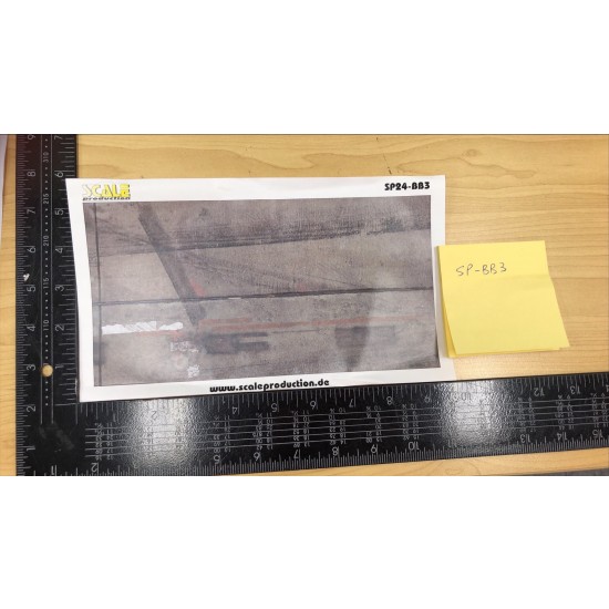 1/24 Self-Adhesive Pitlane Diorama/Display Base Sticker 3 (225x120mm) 1/24 Self-Adhesive Pitlane Diorama/Display Base Sticker 3 (225x120mm)