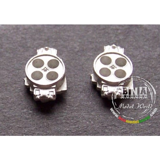 1/24 Holley Carburettor (2pcs, Resin) 1/24 Holley Carburettor (2pcs, Resin)