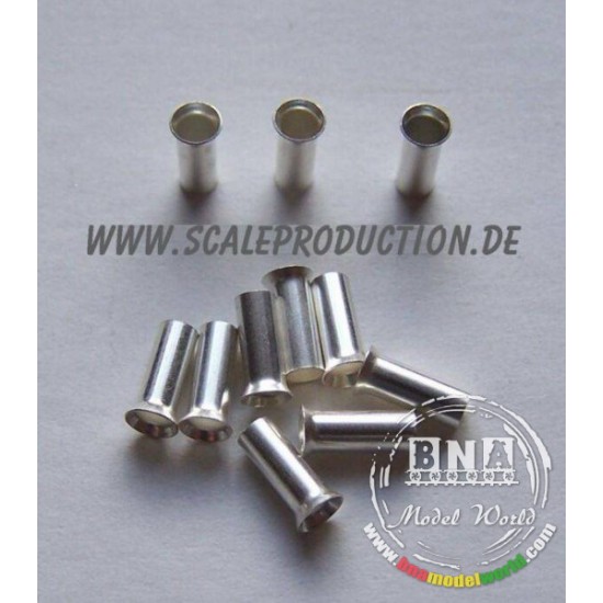 1/24 Metal Air Intake Trumpets / Exhaust Pipes 2.6mm (16pcs) 1/24 Metal Air Intake Trumpets / Exhaust Pipes 2.6mm (16pcs)