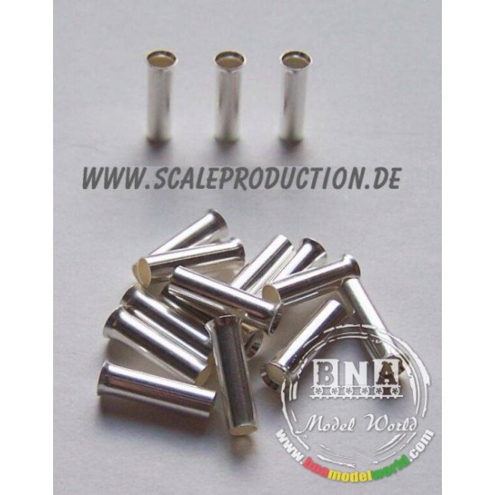 1/24 Metal Air Intake Trumpets / Exhaust Pipes 3.3mm (16pcs) 1/24 Metal Air Intake Trumpets / Exhaust Pipes 3.3mm (16pcs)