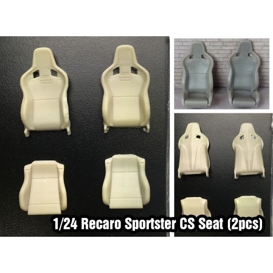 1/24 Recaro Sportster CS Seat (2pcs) 1/24 Recaro Sportster CS Seat (2pcs)