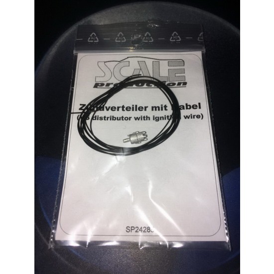 1/24 V/R 6 Distributor with Black Ignition Wire 1/24 V/R 6 Distributor with Black Ignition Wire