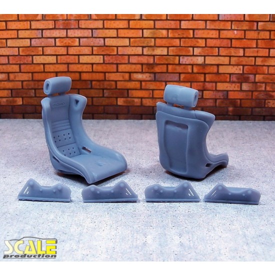 1/24 1/25 Seats Singer Style #2 (2pcs, 3D printed) 1/24 1/25 Seats Singer Style #2 (2pcs, 3D printed)
