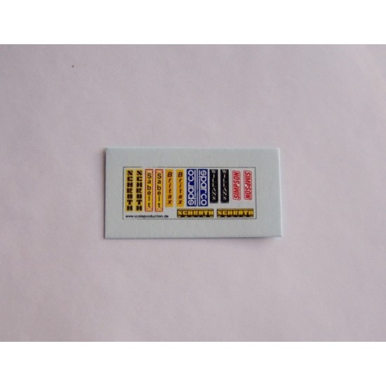 1/24 Seat Belt Buckles GT-Rally with Decals & Seat Belt (Seat Belt Colour: Red) 1/24 Seat Belt Buckles GT-Rally with Decals & Seat Belt (Seat Belt Colour: Red)