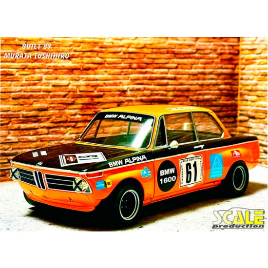 1/24 BMW 1600/2002 Koepchen/Alpina Nurburgring 1970 Transkit for Hasegawa Rally Kits 1/24 BMW 1600/2002 Koepchen/Alpina Nurburgring 1970 Transkit for Hasegawa Rally Kits