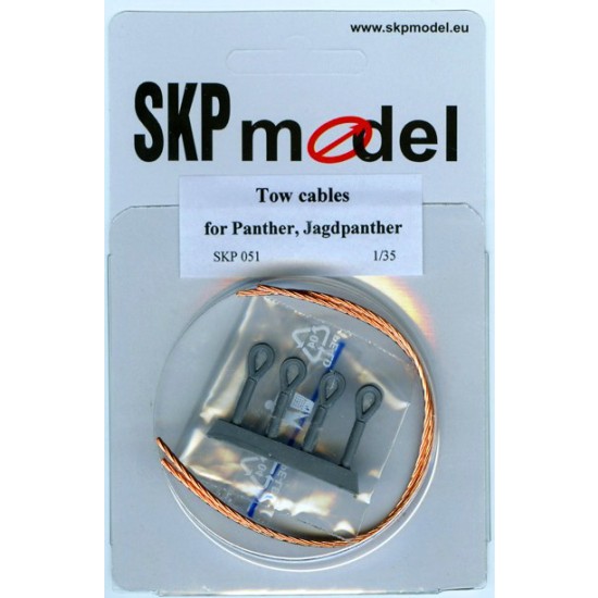 Tow Cables for 1/35 German Panther, Jagdpanther Tanks Tow Cables for 1/35 German Panther, Jagdpanther Tanks
