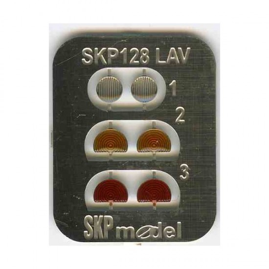 1/35 LAV 25 Lenses and Tail Lights for Trumpeter kit 1/35 LAV 25 Lenses and Tail Lights for Trumpeter kit