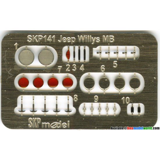 1/35 Jeep Lenses and Tail Lights for Tamiya kit 1/35 Jeep Lenses and Tail Lights for Tamiya kit
