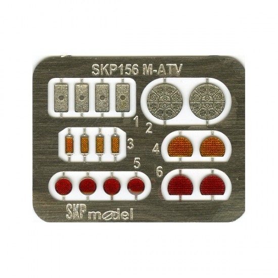 1/35 Lenses and Taillights for M-ATV kit