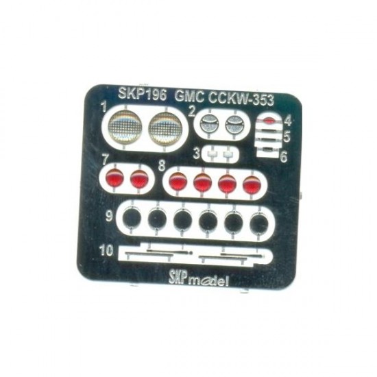 1/35 GMC CCKW-353 Lenses and Taillights for Tamiya kit 1/35 GMC CCKW-353 Lenses and Taillights for Tamiya kit