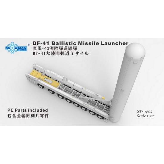 1/72 Chinese Dongfeng-41 DF-41 Ballistic Missile Launcher 1/72 Chinese Dongfeng-41 DF-41 Ballistic Missile Launcher